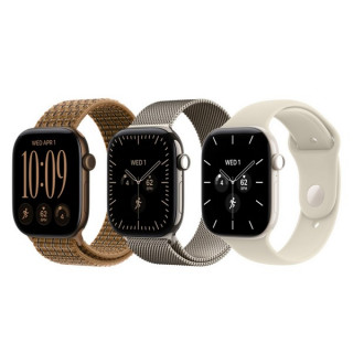 Apple Watch Series 12, 42 mm, Dark Bronze Aluminum, Olive Sport Band