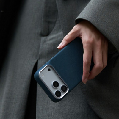 Чехол Pitaka Argyle Edge Case для iPhone 18 Pro / 17 Pro (KI1816P) Abyss Blue