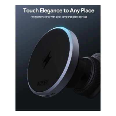 Автомобильный держатель Aukey MagFusion Dash QI2 15 Вт (HD-MC13)