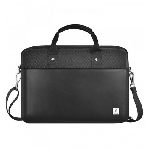Сумка для ноутбука с плечевым ремнем Wiwu Hali Laptop Bag 14" Black (HB14LBLK)