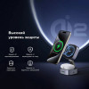 Беспроводное магнитное зарядное устройство Ugreen W702 2-in-1 15W Qi2 (35316) серый космос