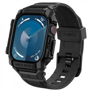 Чехол с ремешком Spigen Rugged Armor Pro для Apple Watch 10 46 мм (ACS08604) Matte Black