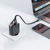 Кабель AceFast C13-05 USB-A/USB-C - USB-C Short Zinc Alloy Connectors Charging Data Cable 0.2 м (AF-C13-05-BK) Black