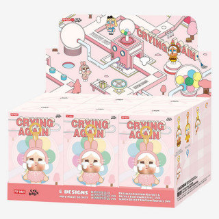 ​Коллекционная фигурка POPMART CRYBABY Crying Again Series-Vinyl Face Plush (What a Frog)