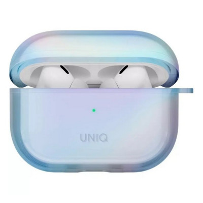 Чехол Uniq Iridescia (holographic) для Airpods Pro 2 (AIRPODSPRO2-IRDEBLU) Eclipse Blue