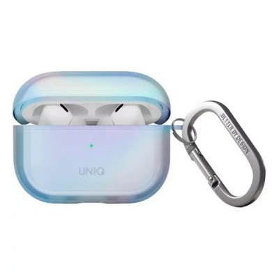Чехол Uniq Iridescia (holographic) для Airpods Pro 2 (AIRPODSPRO2-IRDEBLU) Eclipse Blue