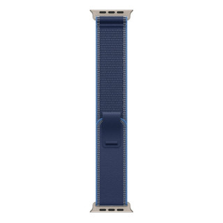 Ремешок Apple Trail Loop 49 мм Blue/Bright Blue - Natural Titanium Finish
