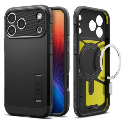Чехол Spigen Tough Armor T (MagFit) для iPhone 17 Pro (ACS10361) Black