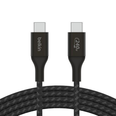 Кабель Belkin BoostCharge USB-C - USB-C 2м 240W (CAB015bt2MBK) Black