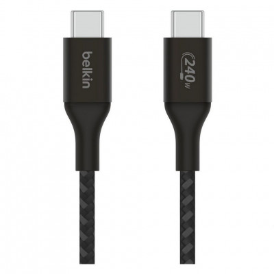 Кабель Belkin BoostCharge USB-C - USB-C 2м 240W (CAB015bt2MBK) Black