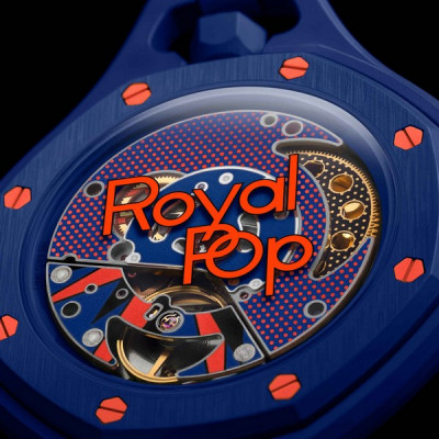Карманные часы Audemars Piguet x Swatch Royal Pop (Orenji Hachi)