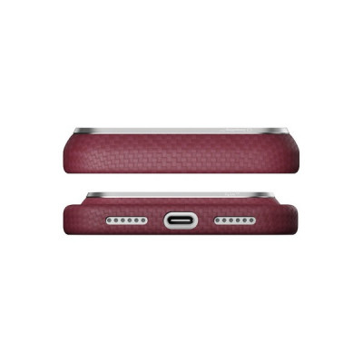 Чехол Pitaka Argyle Edge Case для iPhone 18 Pro / 17 Pro (KI1817P) Burgundy
