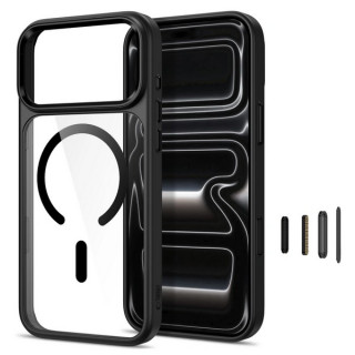 Чехол Tech-Protect Magmat CC MagFit для iPhone 18 Pro / 17 Pro (Black/Clear)