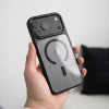 Чехол Tech-Protect Magmat CC MagFit для iPhone 18 Pro / 17 Pro (Black/Clear)