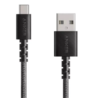 Кабель Anker 322 USB-A to USB-C 0.9 м (A81H5H11/A81H5G11) черный