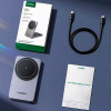 Беспроводное зарядное устройство Ugreen W528 2-in-1 7.5W с кабелем USB-C-USB-C (45055) белый