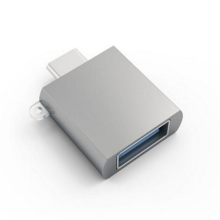 Адаптер Satechi Aluminum USB-C - USB-A 3.0 (ST-TCUAM) Space Gray