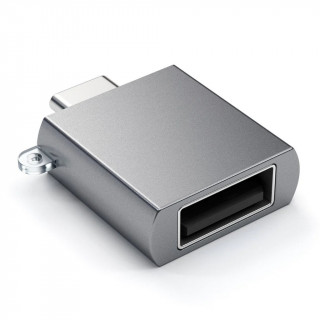 Адаптер Satechi Aluminum USB-C - USB-A 3.0 (ST-TCUAM) Space Gray