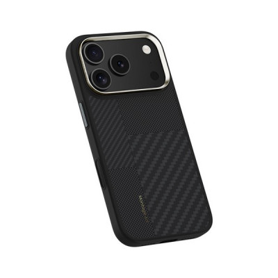 Чехол Benks Montage ArmorPro Case built with Kevlar для iPhone 17 Pro 6.3" (C.K.FL.AP.BK.MA69) черный кевлар