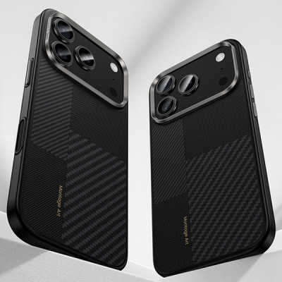 Чехол Benks Montage ArmorPro Case built with Kevlar для iPhone 17 Pro 6.3" (C.K.FL.AP.BK.MA69) черный кевлар