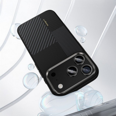 Чехол Benks Montage ArmorPro Case built with Kevlar для iPhone 17 Pro 6.3" (C.K.FL.AP.BK.MA69) черный кевлар