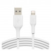 Кабель Belkin BoostCharge Lightning - USB-A 1 м (CAA001BT1MWH) White