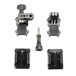 Набор креплений на шлем GoPro Helmet Front + Side Mount (AHFSM-001), черный