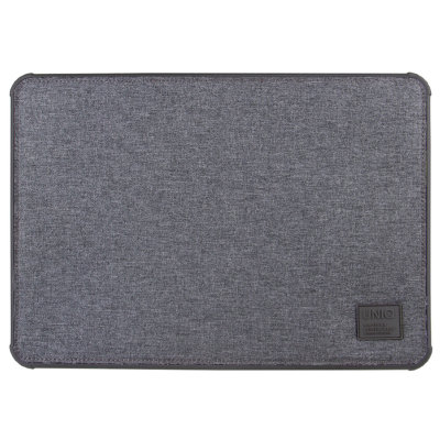 Чехол Uniq DFender Sleeve Kanvas (DFENDER(13)-GREY) для MacBook Pro 14" (2021)/Pro 13" (до 2016), серый