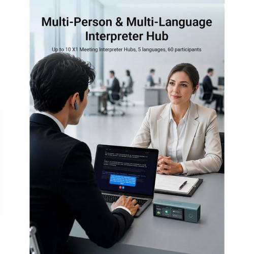 Наушники-переводчик Timekettle X1 Meeting Interpreter Hub