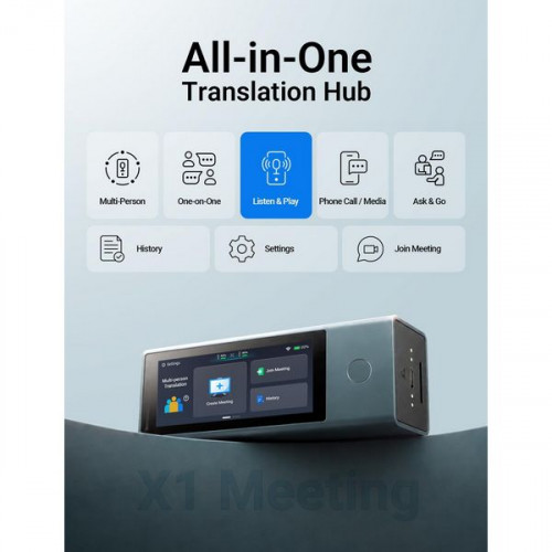 Наушники-переводчик Timekettle X1 Meeting Interpreter Hub