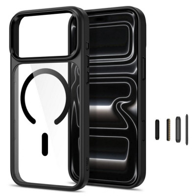 Чехол Tech-Protect Magmat CC MagFit для iPhone 18 Pro Max / 17 Pro Max (Black/Clear)
