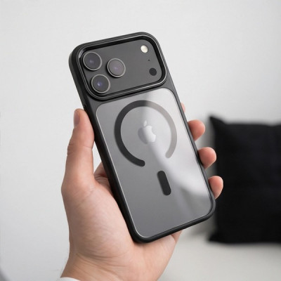 Чехол Tech-Protect Magmat CC MagFit для iPhone 18 Pro Max / 17 Pro Max (Black/Clear)