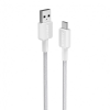 Кабель Anker 322 USB-A to USB-C 0.9 м (A81H5H21) White/Белый