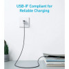 Кабель Anker 322 USB-A to USB-C 0.9 м (A81H5H21) White/Белый