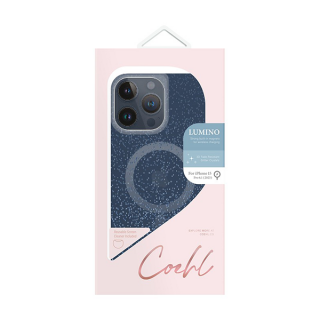 Чехол Uniq COEHL Lumino MagSafe для iPhone 15 Pro 6.1" Prussian Blue (IP6.1P(2023)-LUMMBLU)