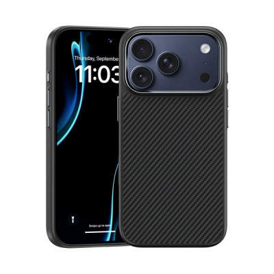 Чехол Benks ArmorPro Case built with Kevlar 600D для iPhone 17 Pro 6.3" (C.K.FL.AP.BK.A069) черный (Black)