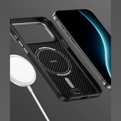 Чехол Benks ArmorPro Case built with Kevlar 600D для iPhone 17 Pro 6.3" (C.K.FL.AP.BK.A069) черный (Black)