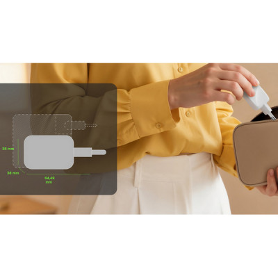 Сетевое зарядное устройство Belkin BoostCharge Pro 2*USB-C 50W (WCH019kqWH) White