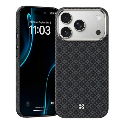 Чехол Benks ArmorGrid ArmorAir Case built with Kevlar для iPhone 17 Pro 6.3" (C.K.FL.AP.BK.B069) Obsidian Black