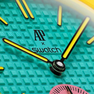 Карманные часы Audemars Piguet x Swatch Royal Pop (OTG Roz)