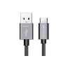 Кабель RAVpower (RP-TPC005) Carbon C Type-C to USB 1.8 м, черный