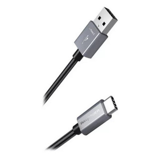 Кабель RAVpower (RP-TPC005) Carbon C Type-C to USB 1.8 м, черный