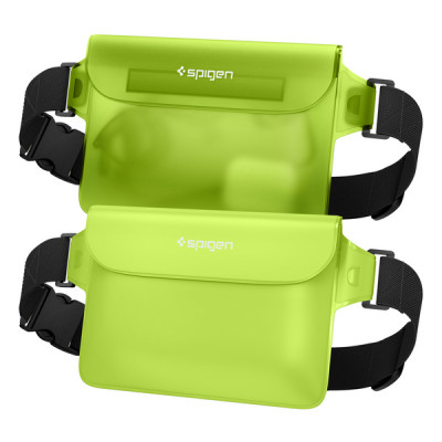Водонепроницаемая сумка Spigen Aqua Shield WaterProof Waist Bag A620 2 шт. (AMP06023) Cactus Green