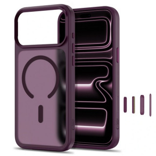 Чехол Tech-Protect Magmat CC MagFit для iPhone 18 Pro Max / 17 Pro Max (Matte Dark Cherry)