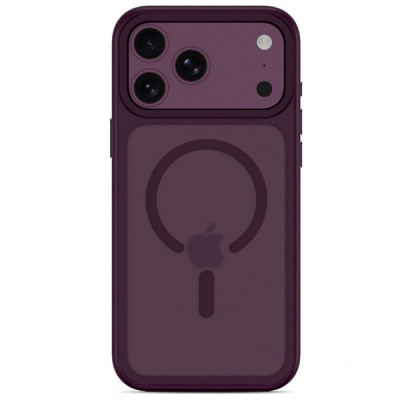 Чехол Tech-Protect Magmat CC MagFit для iPhone 18 Pro Max / 17 Pro Max (Matte Dark Cherry)