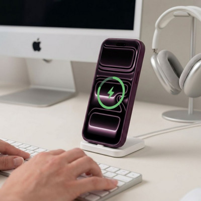 Чехол Tech-Protect Magmat CC MagFit для iPhone 18 Pro Max / 17 Pro Max (Matte Dark Cherry)