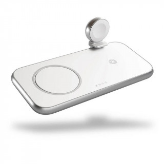 Беспроводное зарядное устройство Zens Aluminium 4 in 1 Wireless Charger 45Вт белый (ZEDC17W/00)