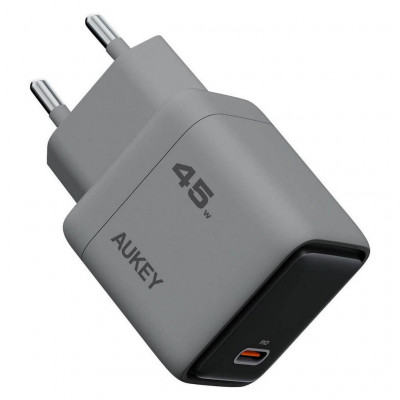Cетевое зарядное устройство Aukey Comet 45W (AWC-PA-C2G) Gray