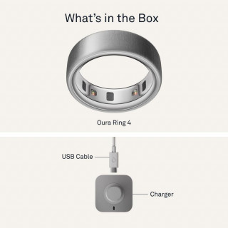 Умное кольцо Oura Ring Gen 4 Brushed Silver 12