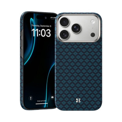 Чехол Benks ArmorGrid ArmorAir Case built with Kevlar для iPhone 17 Pro 6.3" (C.K.FL.AP.BE.0069) Azure Blue